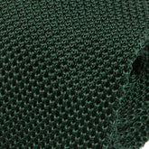 Rich Green Silk Knitted Tie - Tie Doctor